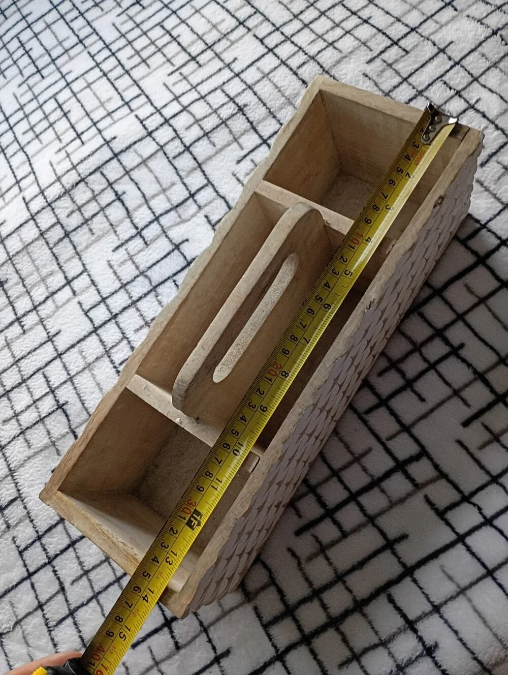 Wooden Decorative Desk Organizer NEEDS CLEANED